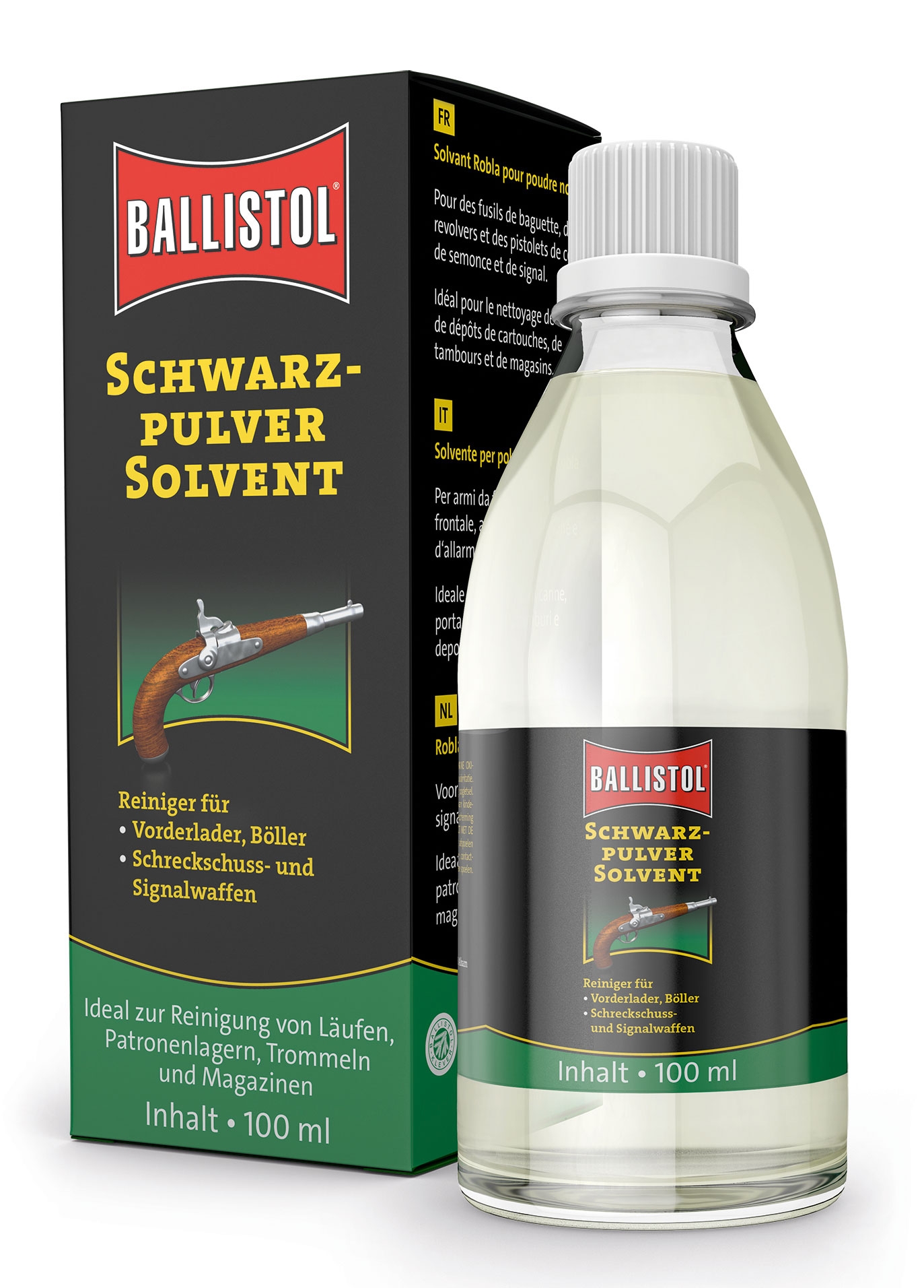 Black Powder Solvent Robla from Klever 100 ml.