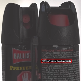 Tierabwehrspray Kennzeichnung