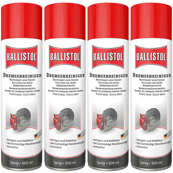 Ballistol Bremsenreiniger 4 x Pack zum Vorteilspreis 4er-Pack Bermsenreiniger