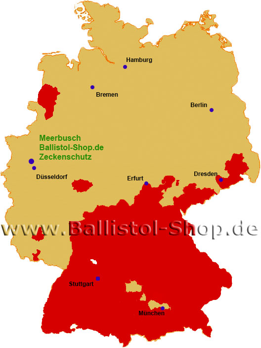 Zecken Risikogebiete 2018 Informationen zu FSME und Borreliose