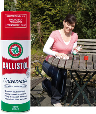 Ballistol Universalöl: Pflege und Schutz für alle Gartenmöbel