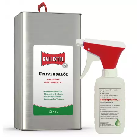 Ballistol Universalöl 5 Liter + Ballistol Handsprüher