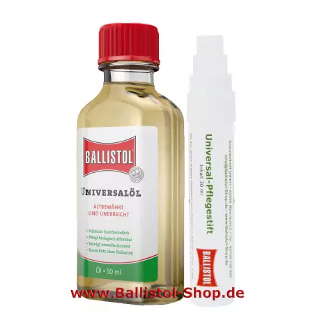 Ballistol Pflegestift + Ballistol Öl 50 ml Ballistol Pflegestift + Ballistol Öl 50 ml