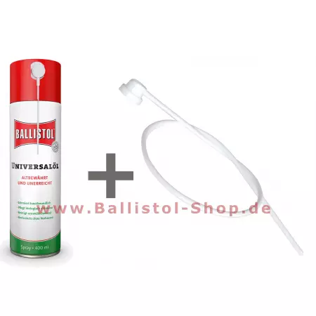 Ballistol Spray 400 ml + aerosol extension 60 cm