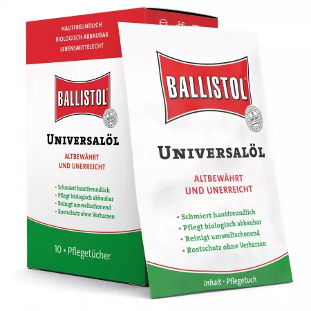 Ballistol wipes tissues 10 pcs in a box