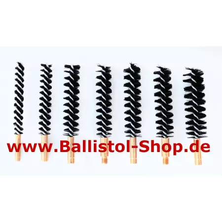 Bristle brush for rifle barrels Bristle brush for rifle barrels