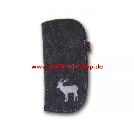 Eyeglasses case deer wool felt Eyeglasses case deer wool felt