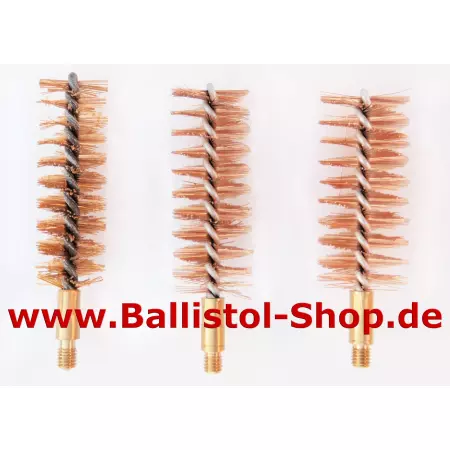 Wire brush of bronze for shotgun barrels Wire brush of bronze for shotgun barrels