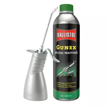 Industrial oiler of zinc die cast + Gunex Universal Oil 500 ml liquid