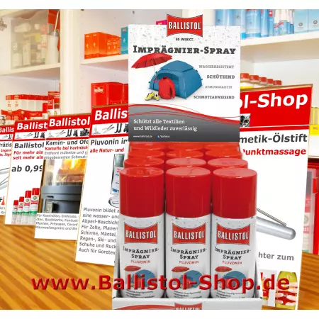 Counter Display 12 x 200 ml Pluvonin Impregnation Counter Display 12 x 200 ml Pluvonin Impregnation
