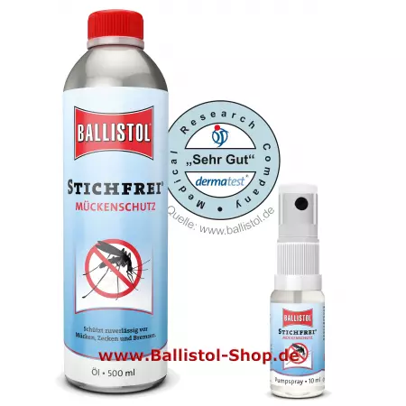 Set Insect Repellent 500 ml + 10 ml pump spray to refill Set Insect Repellent 500 ml + 10 ml pump spray to refill