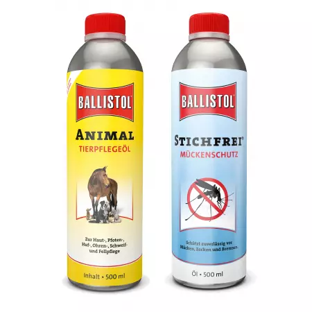 Stichfrei Insektenschutz und Animal Tierpflegeöl je 500 ml