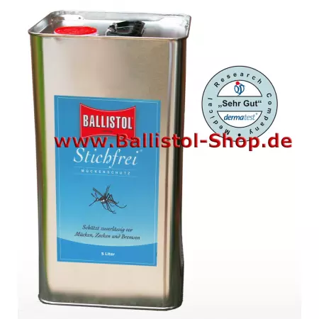 Insektenschutzmittel Ballistol Stichfrei 5 Liter Kanister tropentauglich Insektenschutzmittel Ballistol Stichfrei 5 Liter Kanister tropentauglich