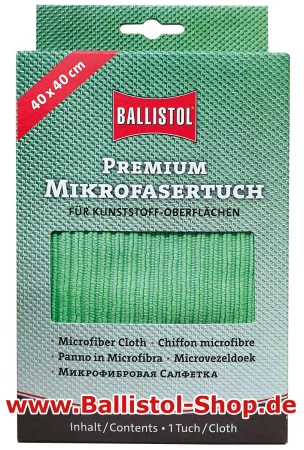 Ballistol microfibre cloth for plastic surfaces