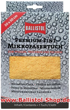 Mikrofasertuch 2in1 Pflegen Trocknen Polieren