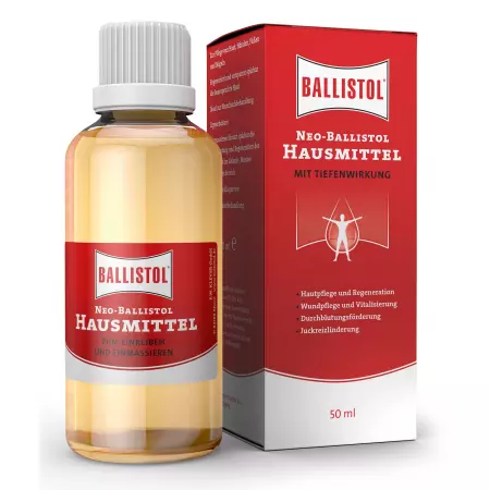 Neo Ballistol Hausmittel 50 ml – Desinfiziert, lindert und entspannt Neo Ballistol Hausmittel 50 ml – Desinfiziert, lindert und entspannt