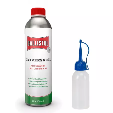 Öler aus Polyethylen 125 ml + Ballistol Universal-Öl 500 ml