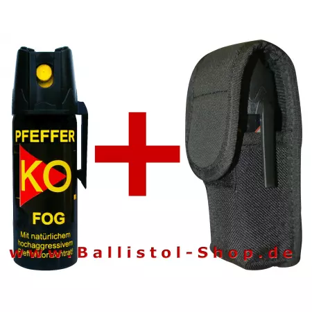 Pfefferspray Sprühnebel + Holster Pfefferspray Sprühnebel + Holster