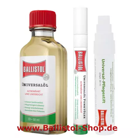 Ballistol Pflegestift + Punktölstift + Ballistol 50 ml