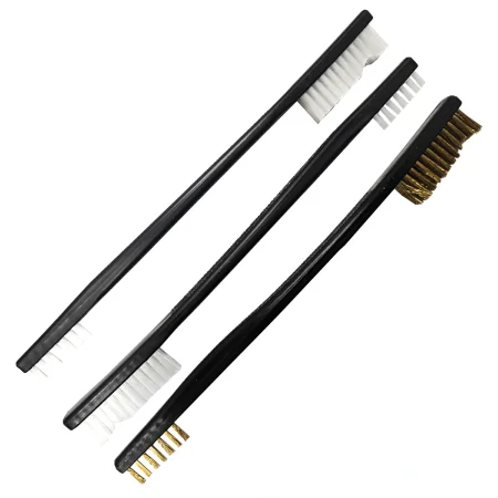 Doppelseitige schmale Stielb&uuml;rsten im 3er-Set