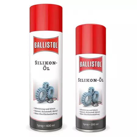 Silicone-Spray for lubricating without oil and fat