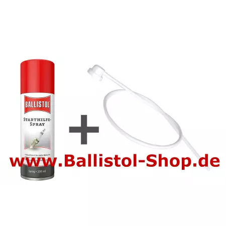 Starting fluid 200 ml + spray can extension 60 cm Starting fluid 200 ml + spray can extension 60 cm