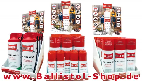 Counter display Ballistol universal oil