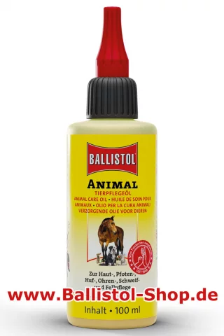 Tier-Pflegeöl Ballistol Animal – sanfte Tierpflege 100 ml Tier-Pflegeöl Ballistol Animal – sanfte Tierpflege 100 ml