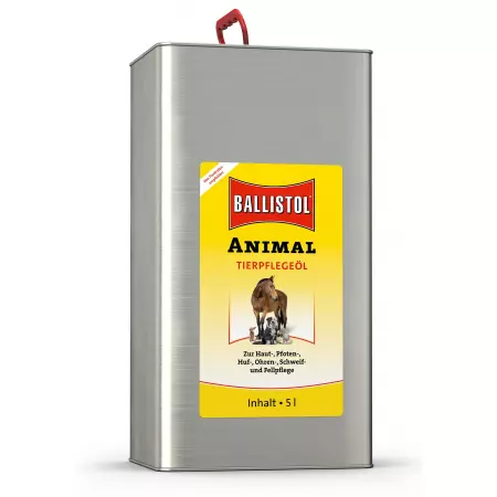 Tierpflege-Öl Ballistol Animal – sanfte Tierpflege 5 Liter Tierpflege-Öl Ballistol Animal – sanfte Tierpflege 5 Liter