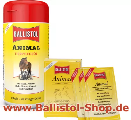 Tissues with Ballistol Animal Care Oil