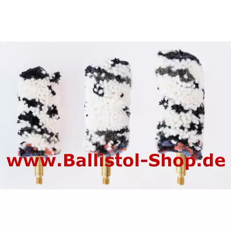 Wool wiper for shotgun barrels Wool wiper for shotgun barrels
