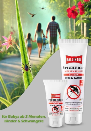 Mückenschutz Creme Ballistol Stichfrei Kids & Family