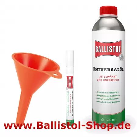 Ballistol Punktöler + Trichter + Ballistol Universal-Öl