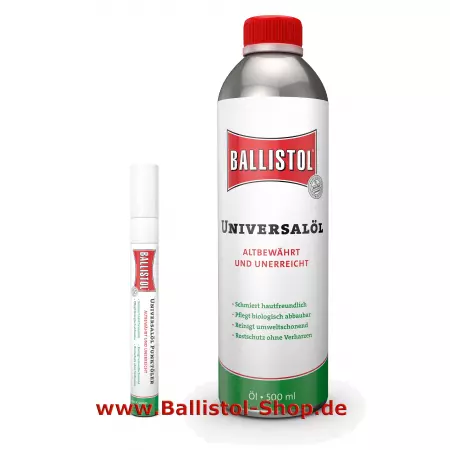 Ballistol Punkt&ouml;ler + Ballistol Universal-&Ouml;l 500 ml