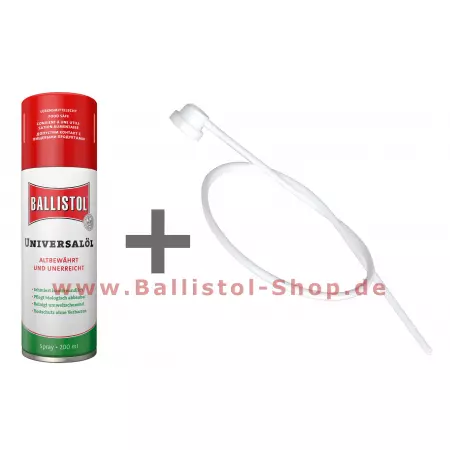 Ballistol Spray 200 ml + spray lance 60 cm Ballistol Spray 200 ml + aerosol extension 60 cm