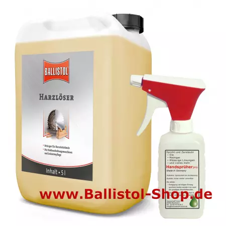 Harzlöser 5 Liter im Set mit Handsprüher