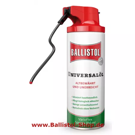 Ballistol Varioflex 350 ml spray mit flexible spray tube