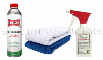 Stainless steel care set