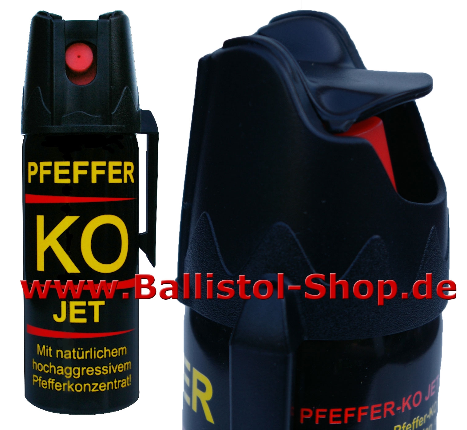 Pepper Spray Jet 40 ml for quick selfdefense.