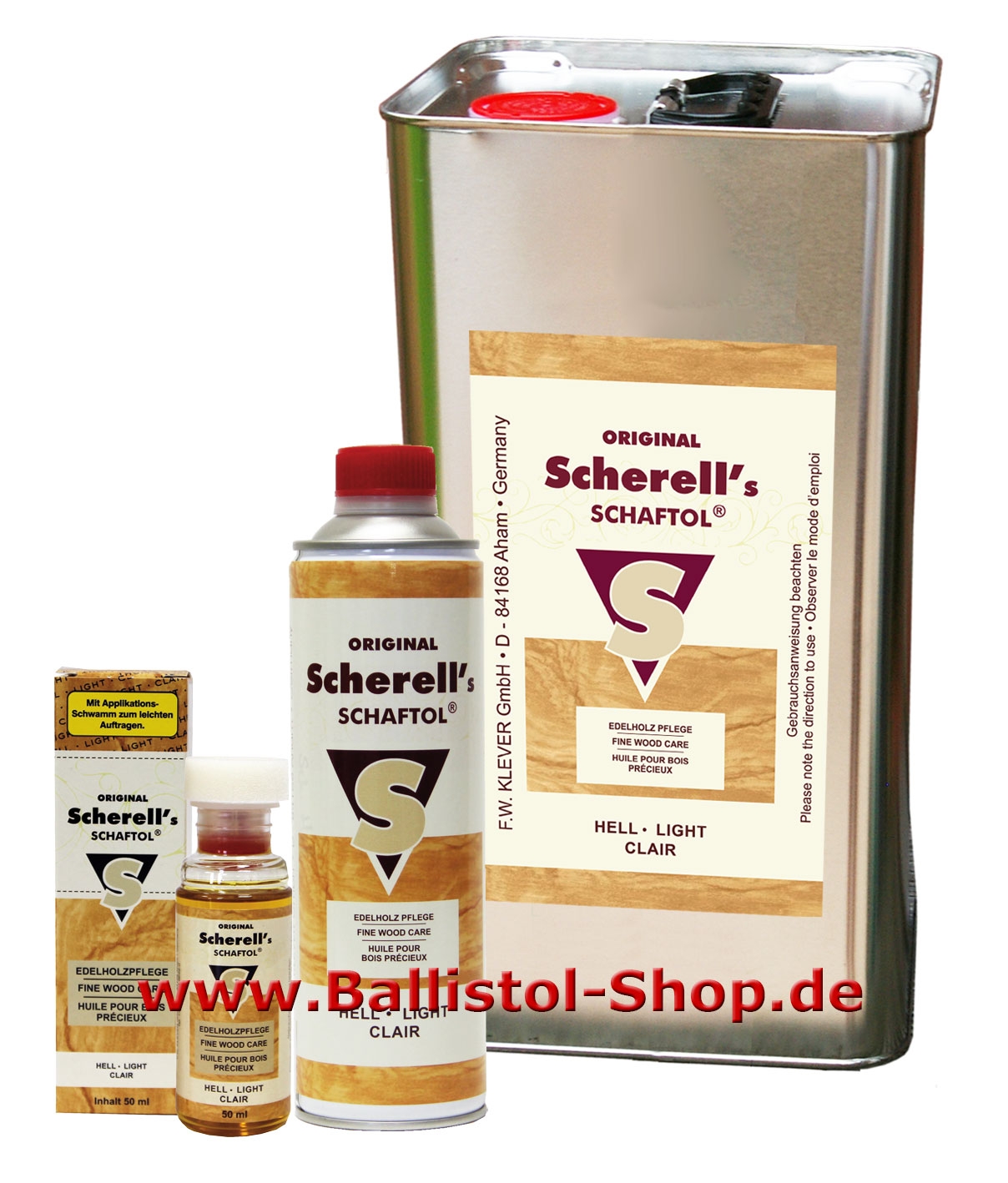 Gun Stock oil from Scherell bright