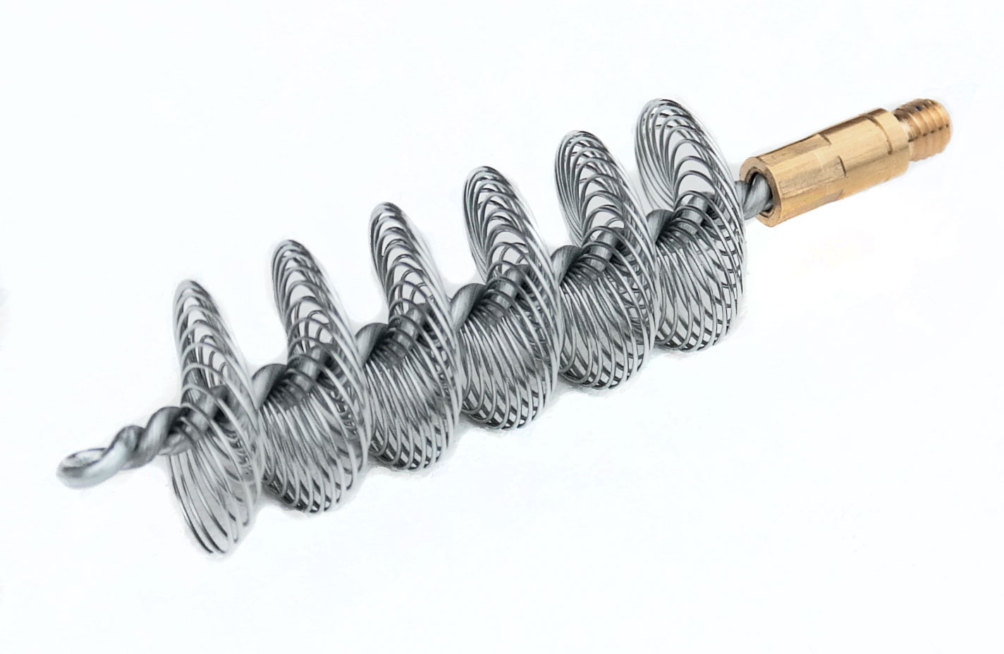 Spiral wire brushes for shotguns