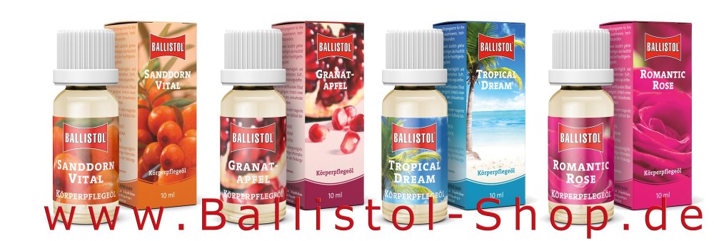 4 x 10 ml Wellness-Öl eine Flasche je Sorte 4 x 10 ml Wellness-Öl eine Flasche je Sorte