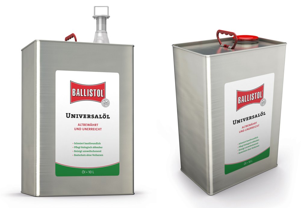 Ballistol Universal-Öl 10 Liter im Kanister Ballistol Universal-Öl 10 Liter im Kanister