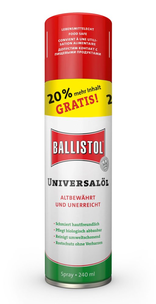 Special Offer Ballistol Oil 240 ml Spray for 200 ml Price Special Offer Ballistol Oil 240 ml Spray for 200 ml Price