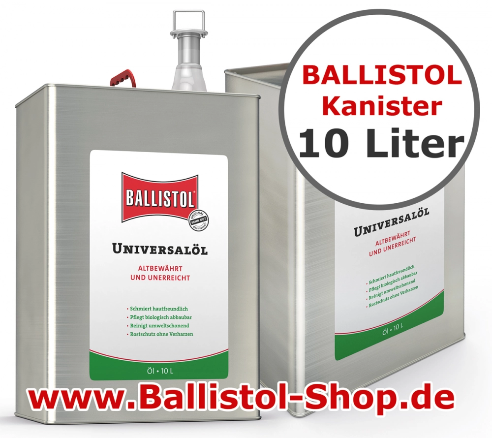 Ballistol Universalöl Kanister 5 l und 10 Liter