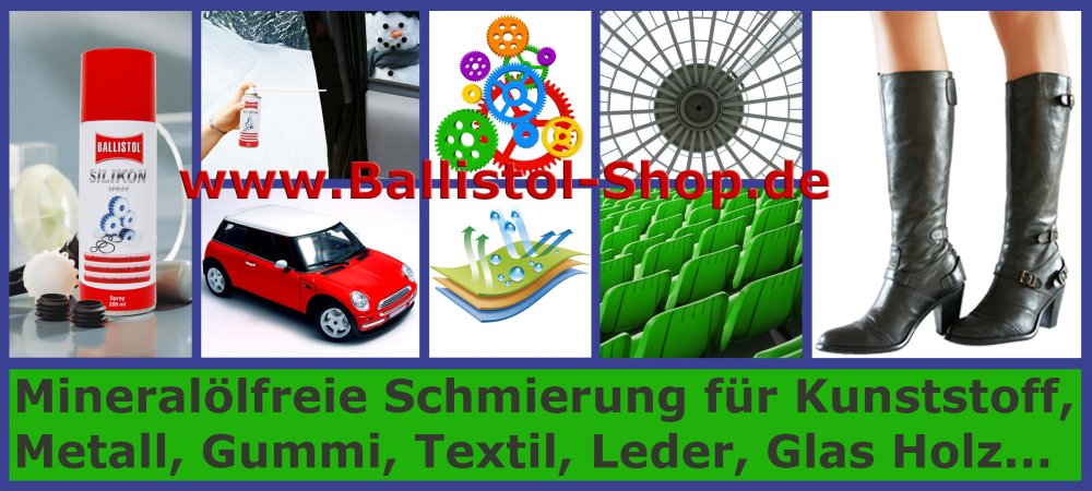 Silikonspray Schmierung ohne Mineralöl und ohne Fett Silikonspray Schmierung ohne Mineralöl und ohne Fett