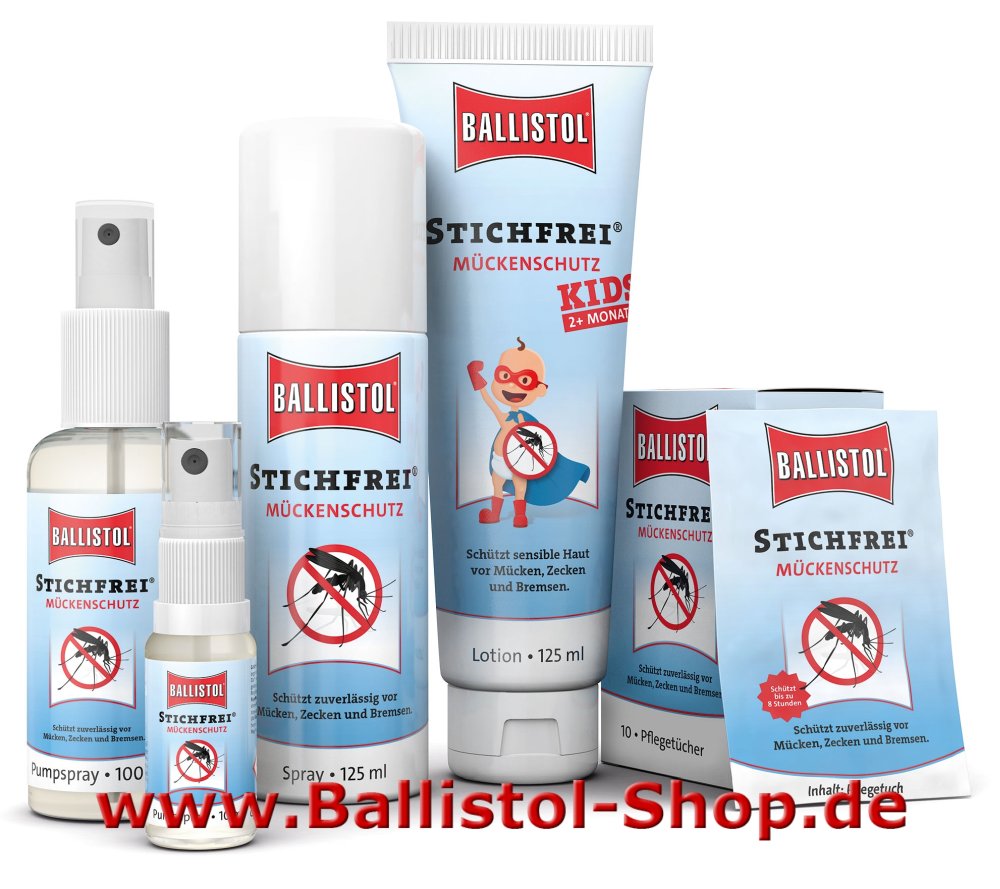 Ballistol Stichfrei Insektenspray und Zeckenspray – Mückenschutz Spray