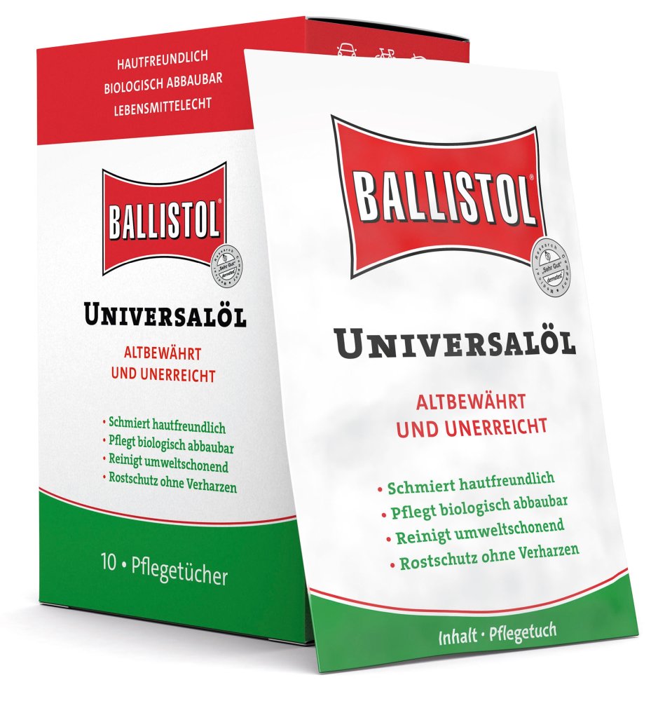 Ballistol Pflege-Tücher 10 Stück in der Box Ballistol Pflege-Tücher 10 Stück in der Box