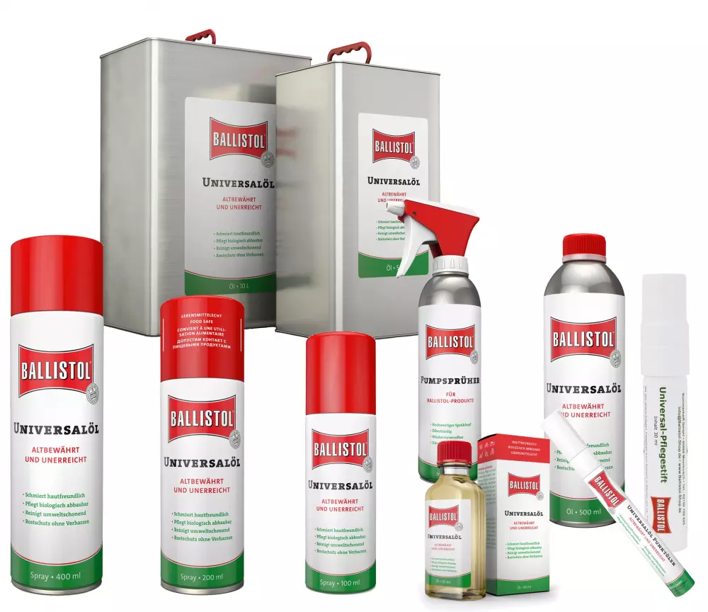 Geheimversteck Englisch  Modell 6: Ballistol Universal Oil Englisch –  VANRODE