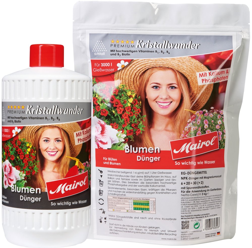 Mairol Blumendünger Kristallwunder Kristall Mairol Blumendünger Kristallwunder Kristall
